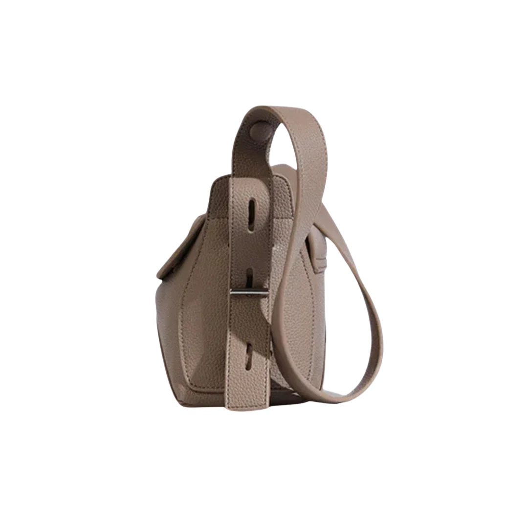 Arden - Modern Sculpted Shoulder Bag With Asymmetrical Flap Design