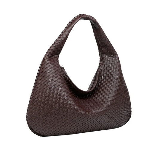 Siena - Classic Woven Hobo Shoulder Bag