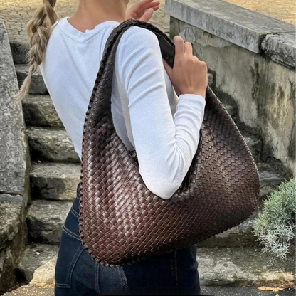 Siena - Classic Woven Hobo Shoulder Bag