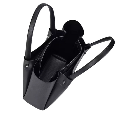 Elina - Minimalist Large Tote Handbag With Open Top