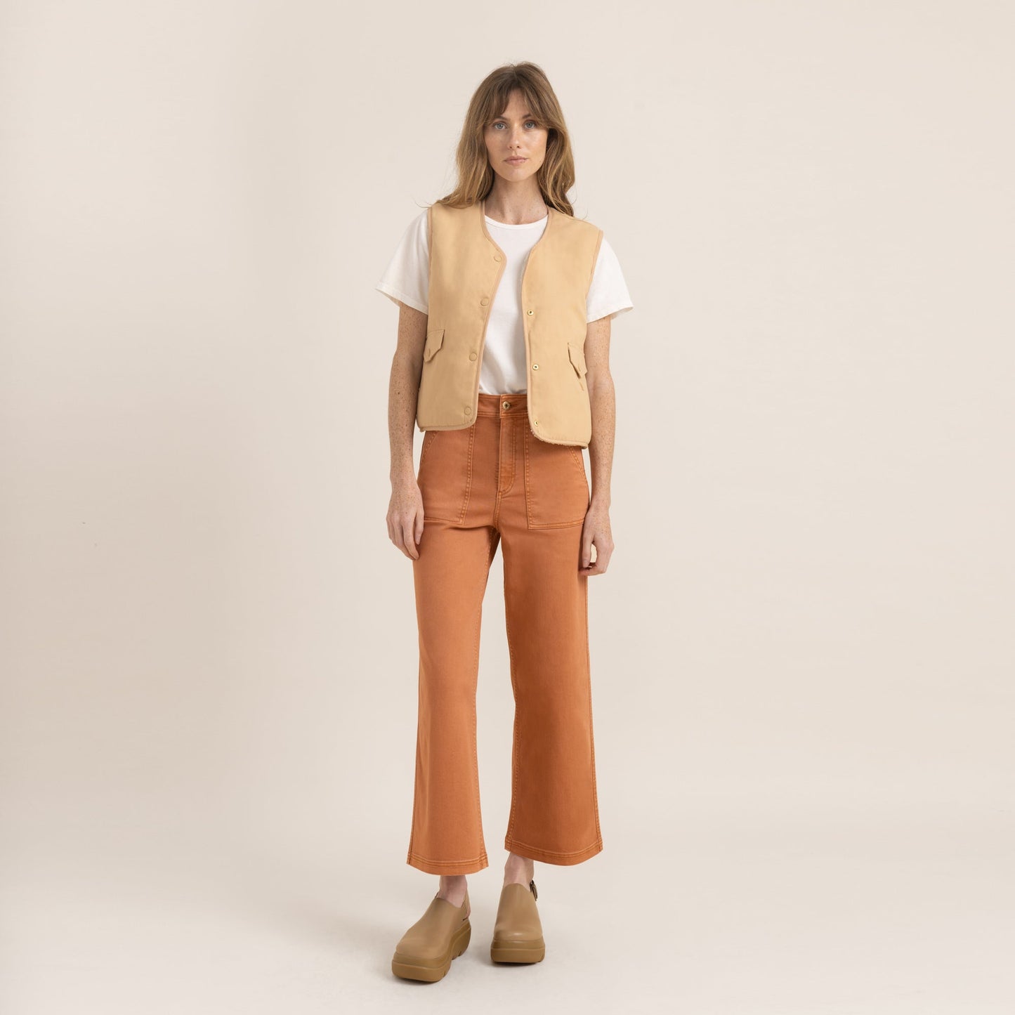 Bandit Vest Jacket - Crema