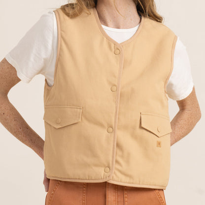 Bandit Vest Jacket - Crema