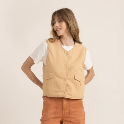 Bandit Vest Jacket - Crema