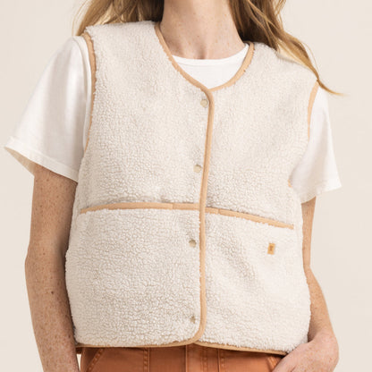 Bandit Vest Jacket - Crema