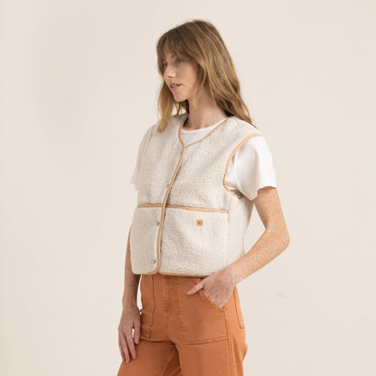 Bandit Vest Jacket - Crema