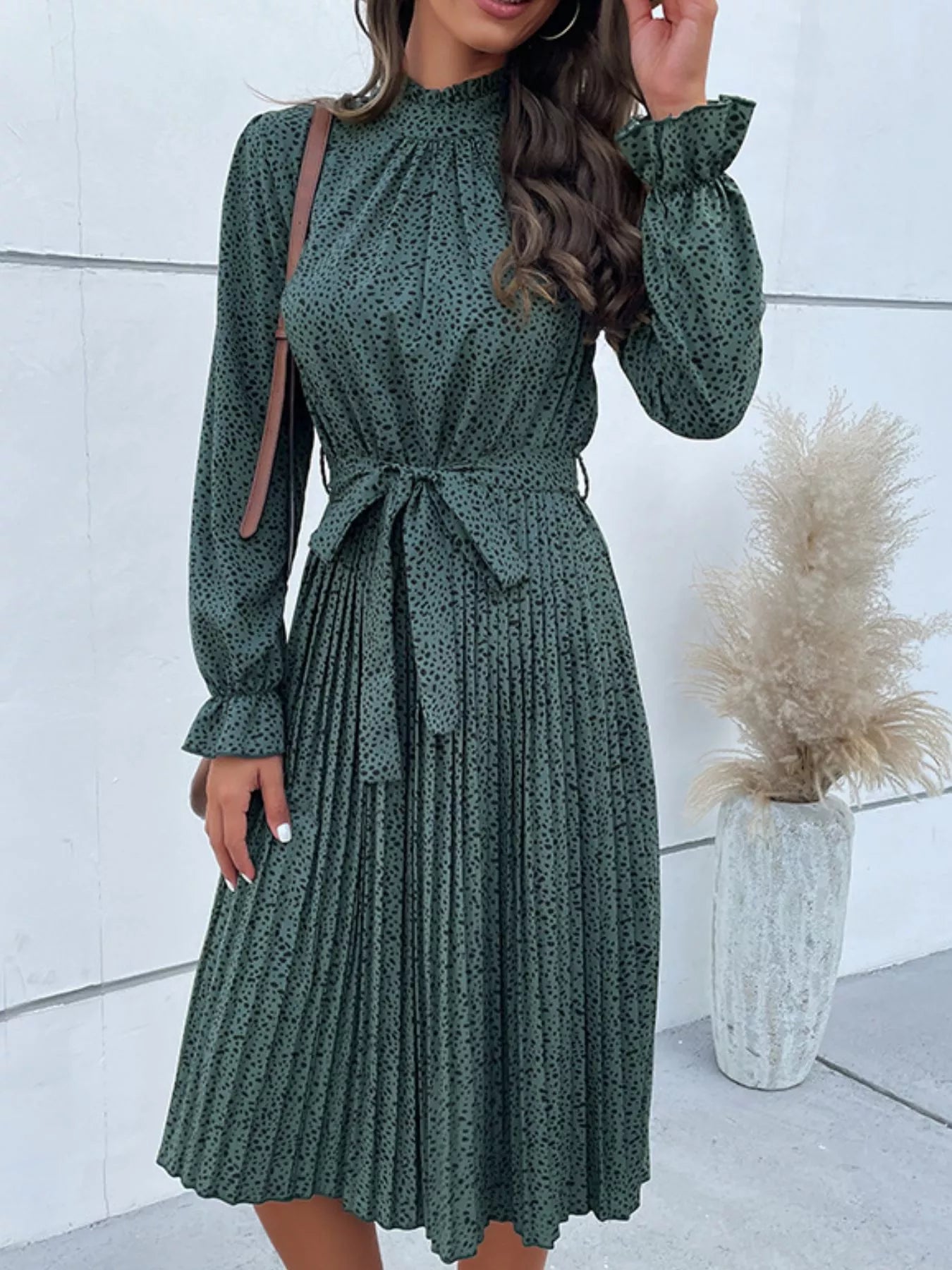 Animal Flounce Dress