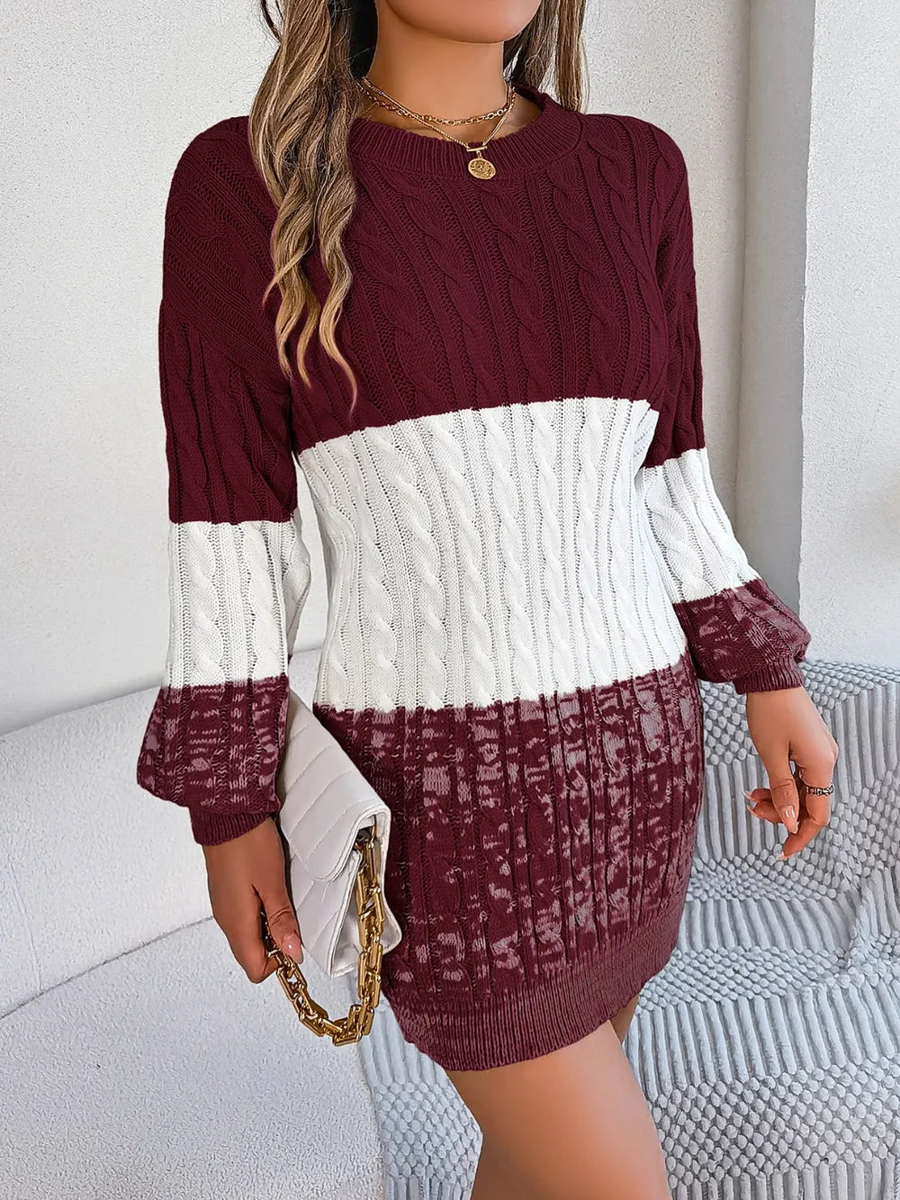 The Block Party Sweater Dress