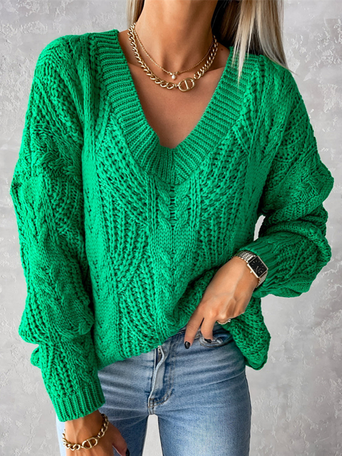 Snowbound V-Neck Sweater