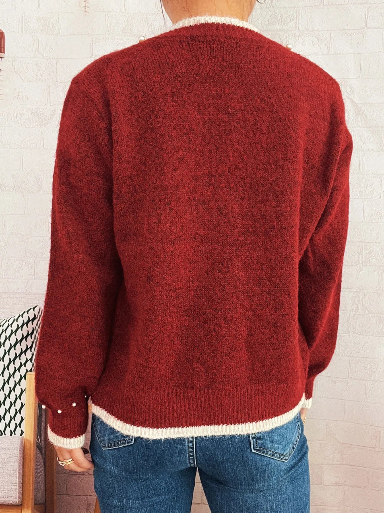 Cranberry Cheer Cardigan