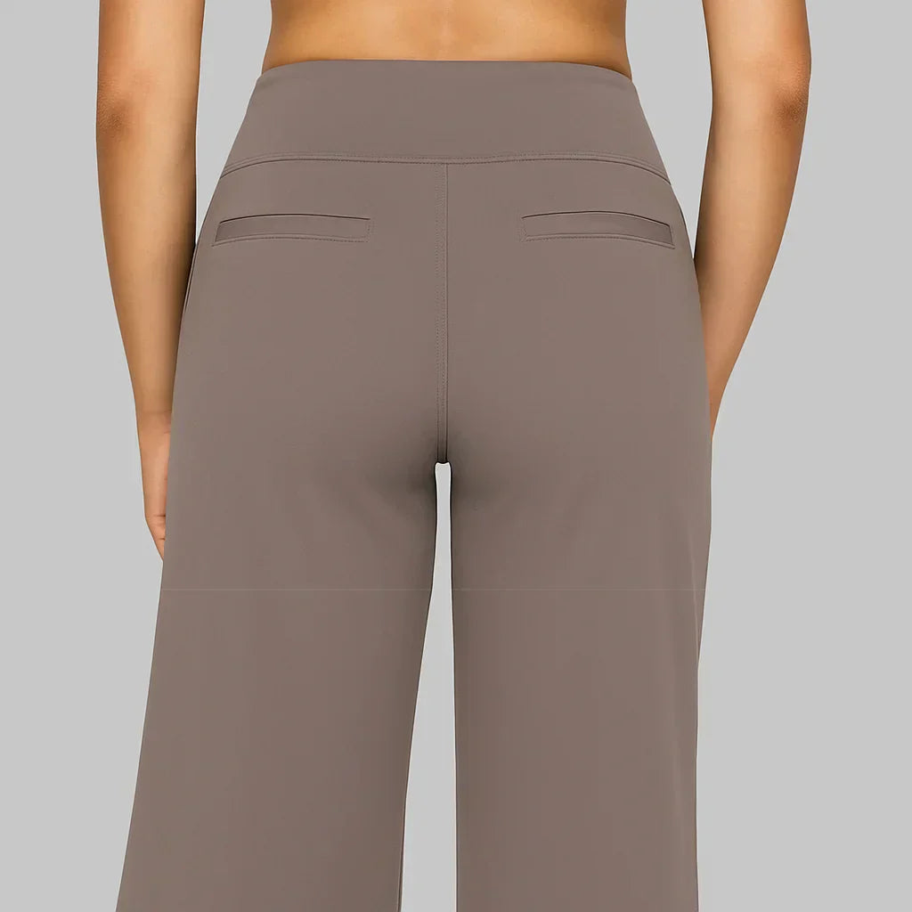 Michelle | Women’s High Waist Wide Leg Pants