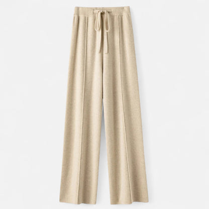 Claire | Women’s Cozy High Rise Wide Leg Trousers
