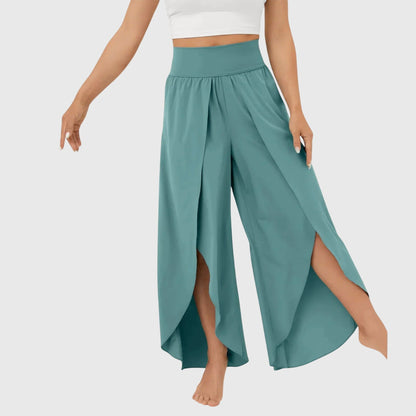 Eleanor | Women’s Wide Leg Split Hem Pants