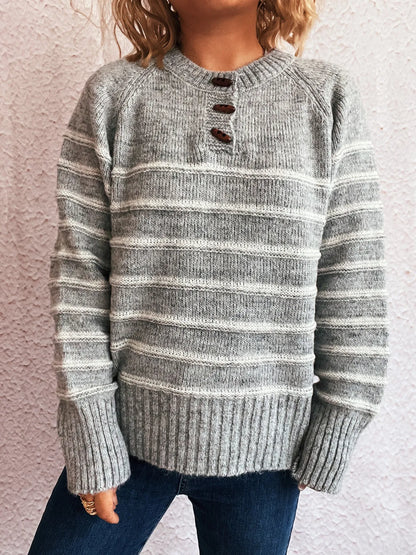 Sleighbell Henley Sweater
