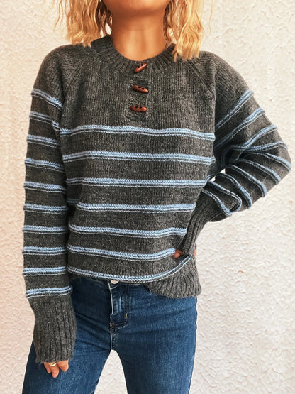 Sleighbell Henley Sweater