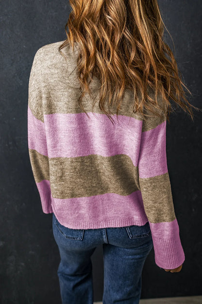Sugarstripe Knit Sweater