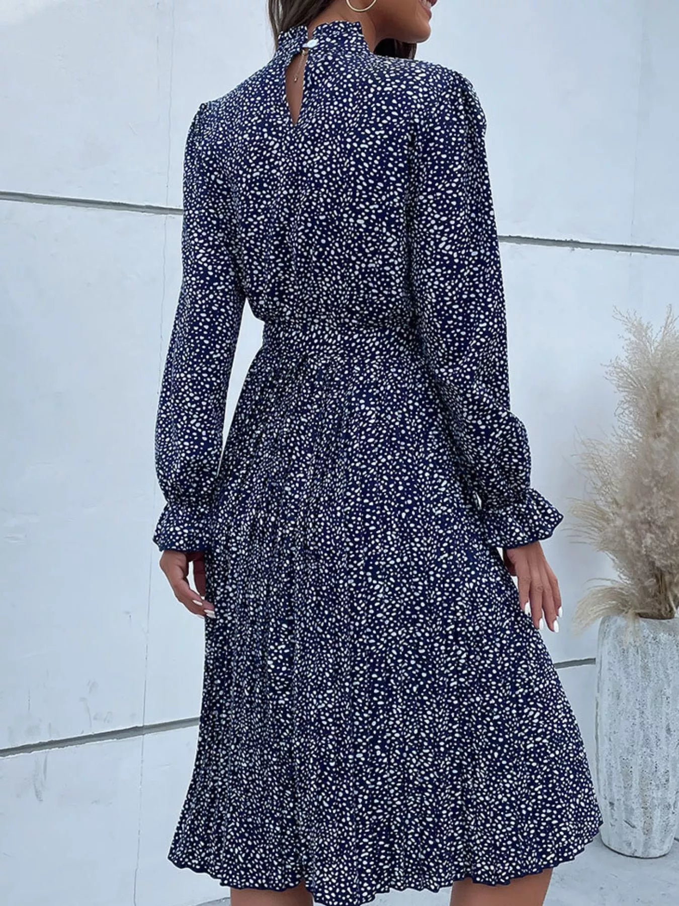 Animal Flounce Dress