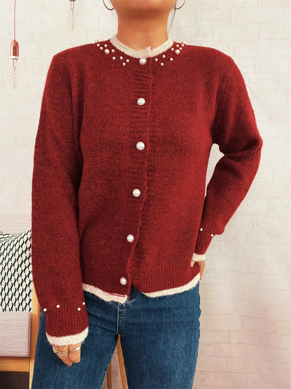 Cranberry Cheer Cardigan