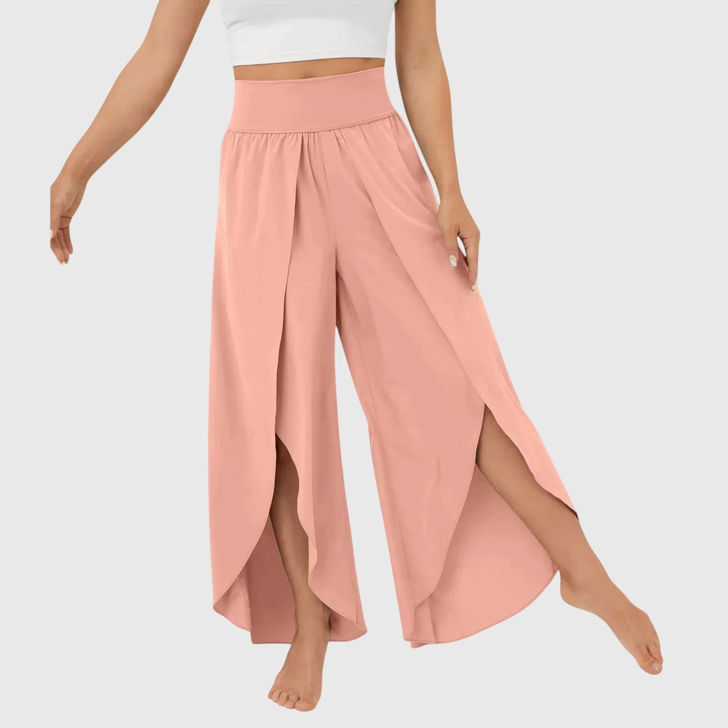 Eleanor | Women’s Wide Leg Split Hem Pants