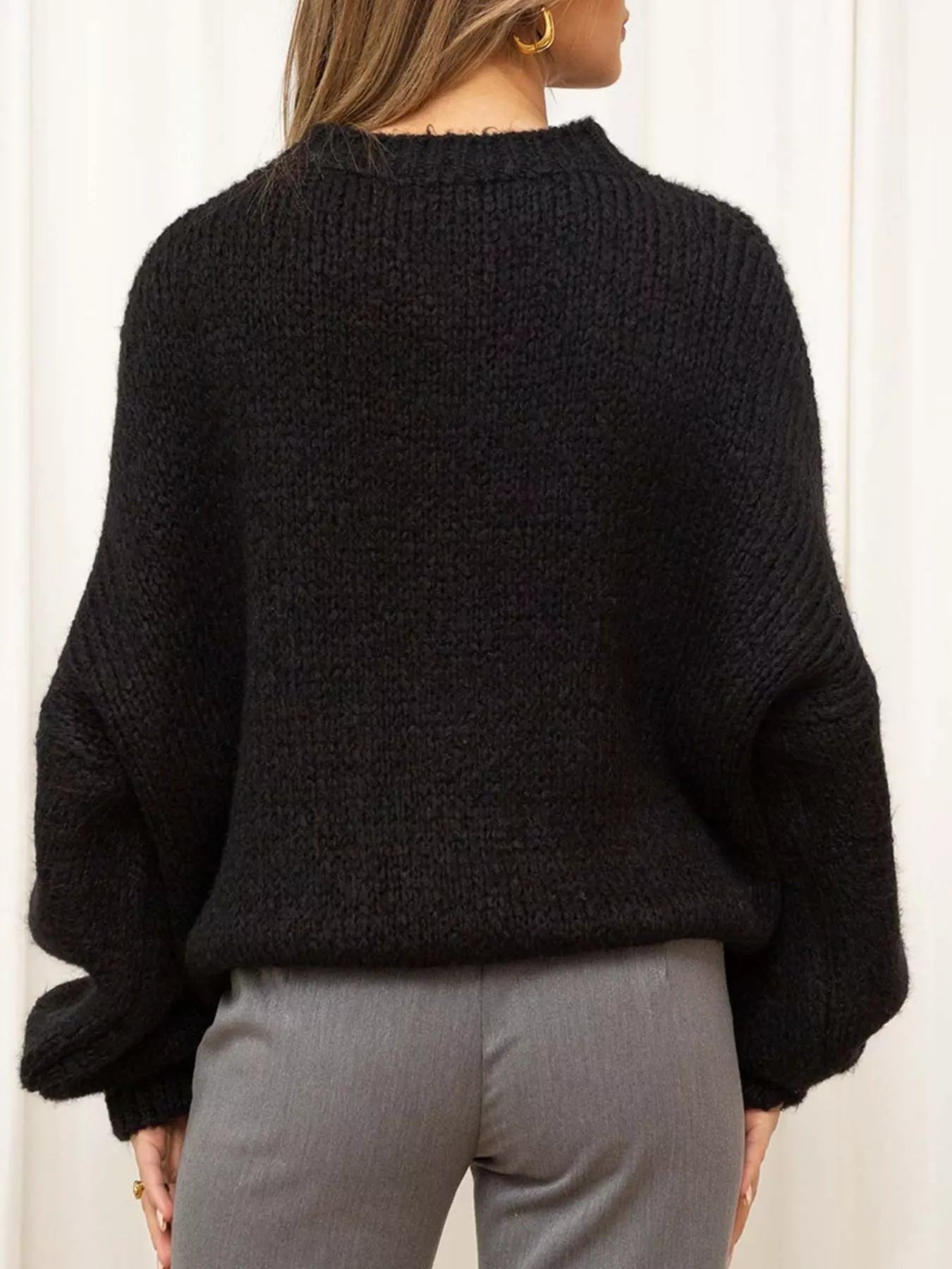 Winter Moonlight Bouclé Sweater