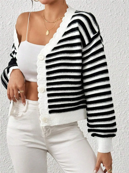Bubblegum Stripe Cardigan