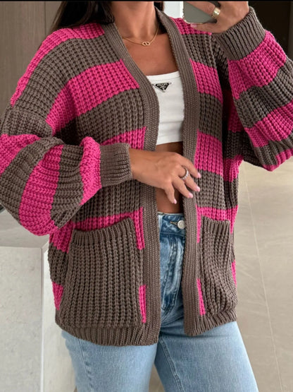 Merry & Bright Striped Cardi