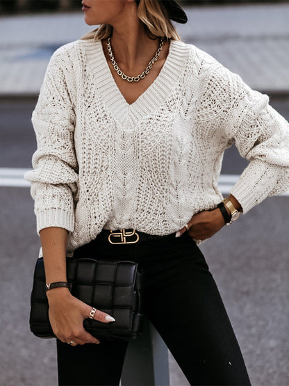 Snowbound V-Neck Sweater