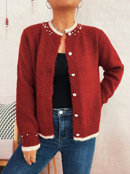 Cranberry Cheer Cardigan