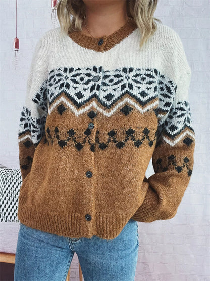 Forest Frost Button Cardi