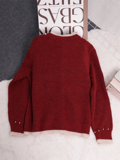Cranberry Cheer Cardigan