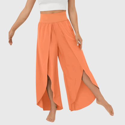 Eleanor | Women’s Wide Leg Split Hem Pants