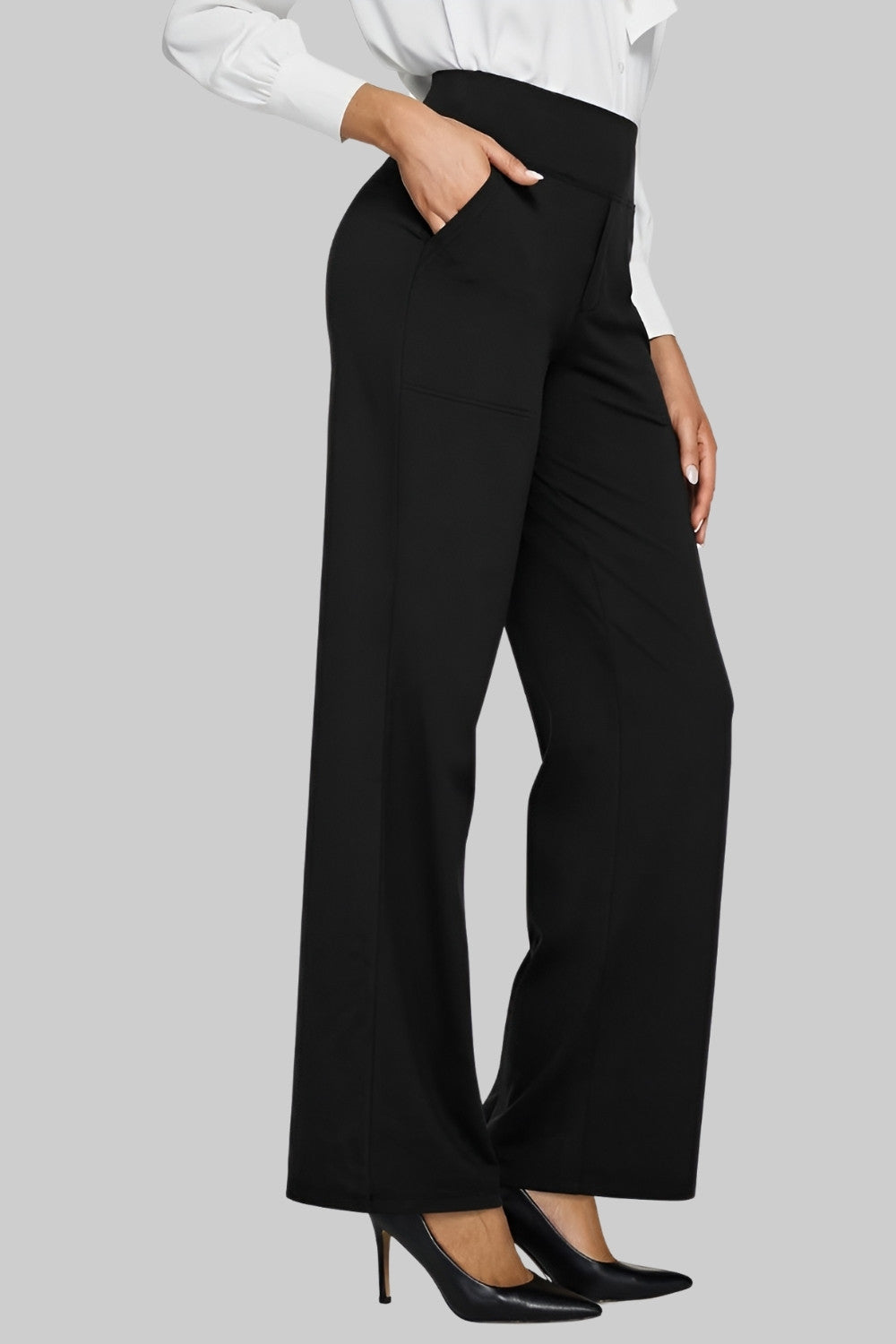 Michelle | Women’s High Waist Wide Leg Pants