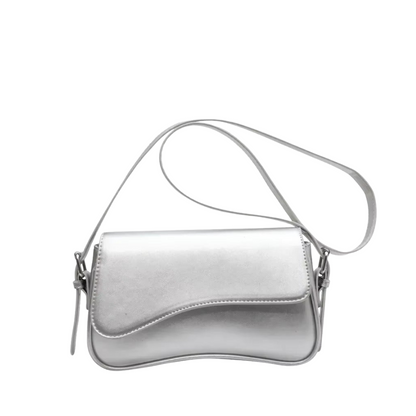 Elle - Minimalist Curved Shoulder Bag With Sleek Design