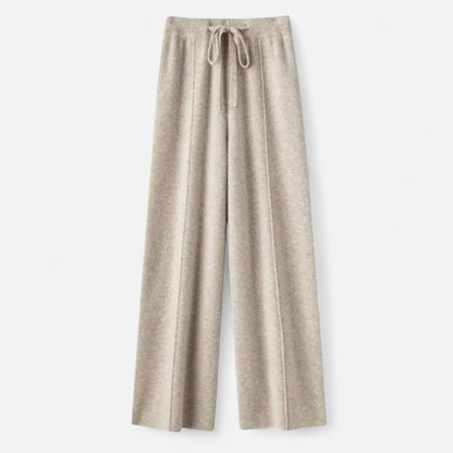 Claire | Women’s Cozy High Rise Wide Leg Trousers