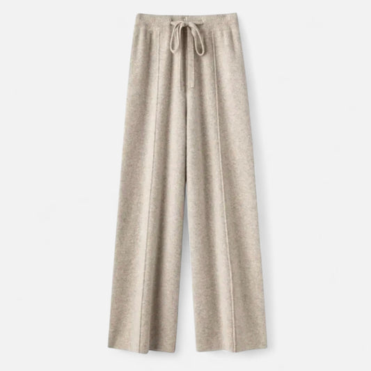 Claire | Women’s Cozy High Rise Wide Leg Trousers