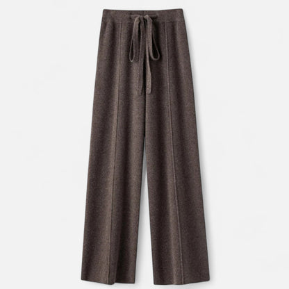 Claire | Women’s Cozy High Rise Wide Leg Trousers