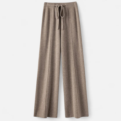 Claire | Women’s Cozy High Rise Wide Leg Trousers