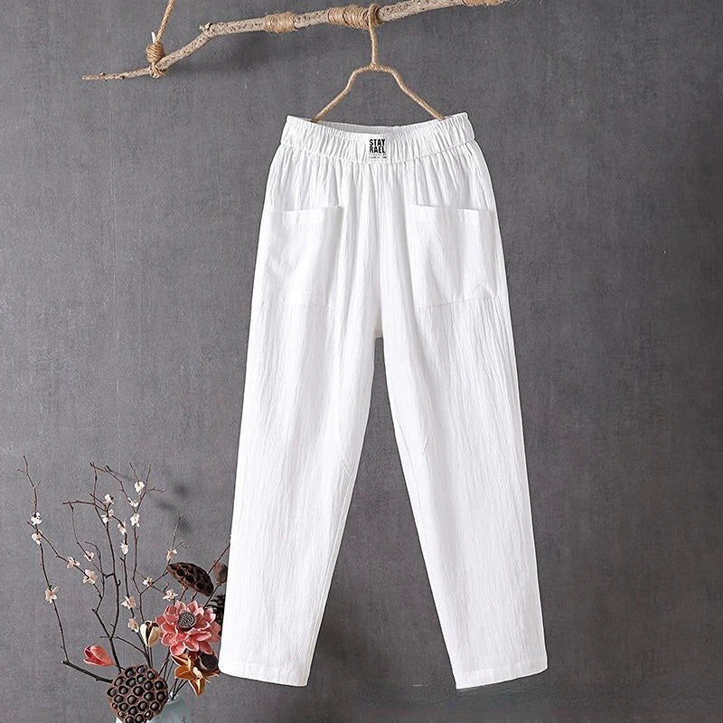 Rose | Women’s Elastic Waist Casual Loose Pants