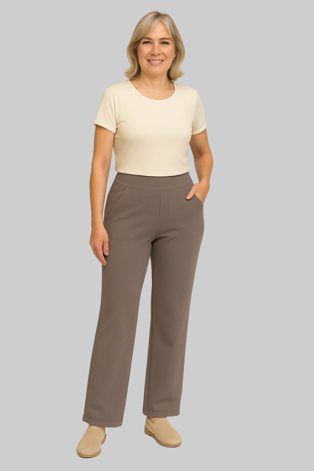 Michelle | Women’s High Waist Wide Leg Pants